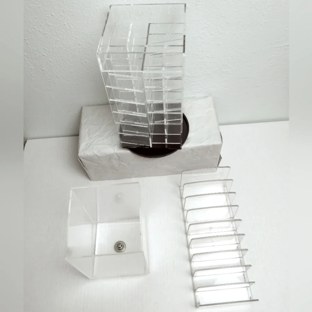 Storage Make-up Acrylic Storage Bundle Of 3 Clear